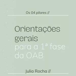 Imagem de capa para o Ebook Aprenda a passar na 1ª fase da OAB sem cursinho