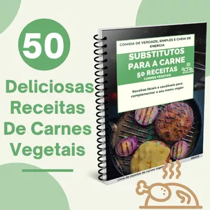 Imagem de capa para o Ebook 50 Deliciosas Receitas De Carnes Vegetais