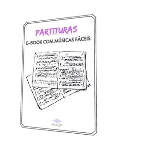 Imagem de capa para o Ebook Partituras Fáceis