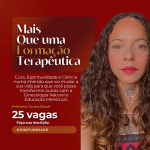 Imagem de capa para o Curso online Formação Ginecologia Natural e Educação Menstruação 