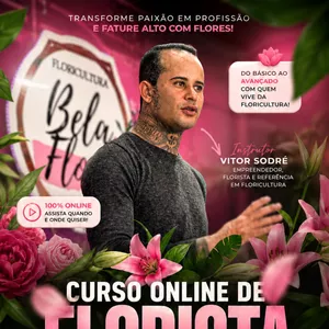 Imagem do curso     Floricultura Lucrativa Aula Inicial