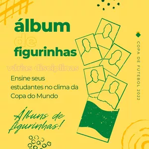 Imagem de capa para o Ebook Álbum de Figurinhas - História