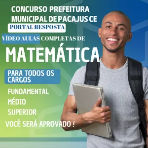 Imagem de capa para o Curso online CURSO DE MATEMÁTICA PARA O CONCURSO Prefeitura de Pacajus - CE 
