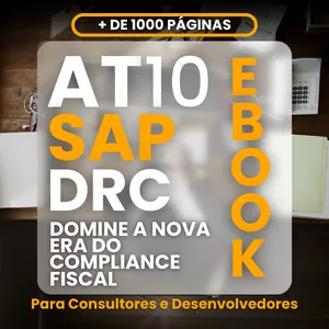 Imagem de EBOOK - Cursos SAP SAP DRC NF-e  Inbound &amp; Outbound   criado por Marcos Lima - Professor SAP na hotmart
