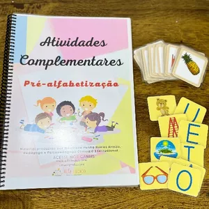Imagem de capa para o Curso online 25,00  Atividades Pré-alfabetização