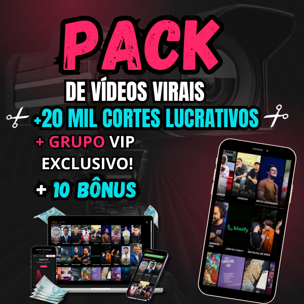 Imagem do curso Pack Vídeos Virais - + De 50 Mil cortes Lucrativos 