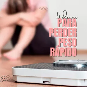 Imagem de capa para o Ebook Dicas para emagrecer sem precisar fazer exercícios forçados