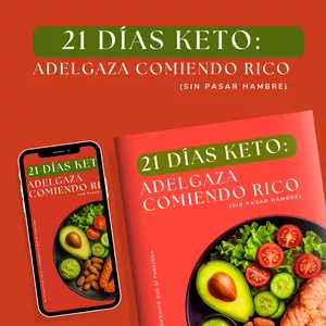 Imagen de portada para Ebook 21 DIAS KETO: Adelgaza comiendo rico (sin pasar hambre)