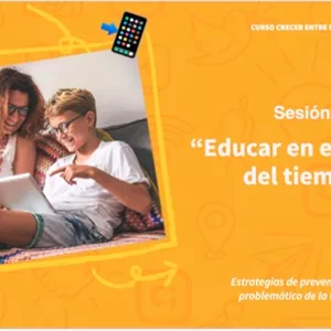 Imagen de portada para Curso online Tiempo entre pantallas
