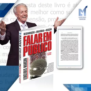 Imagem de capa para o Ebook Falar em Público - "Saber comunicar suas ideias é tão importante quanto tê-las"