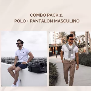 Imagen de portada para Curso online Combo Patrones X2, Camisa Polo + Pantalón masculino