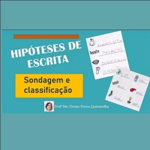 Imagem de capa para o Ebook Hipóteses de escrita - Sondagem e classificação.