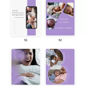 Imagem de capa para o Curso online Pack Templates para Doulas 2.0 Minimalista