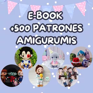 Imagen de portada para Ebook EBOOK: +500 PATRONES AMIGURUMIS