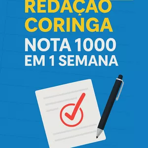 Imagem de capa para o Ebook REDAÇÃO CORINGA NOTA MIL ENEM