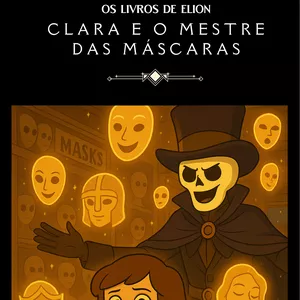 Imagem de capa para o Ebook CLARA E O MESTRE DAS MÁSCARAS
