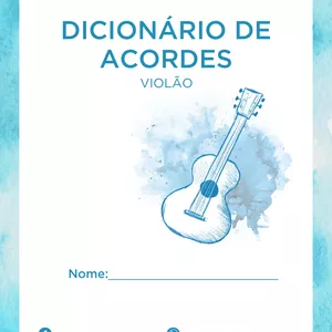 Imagem de capa para o Ebook Dicionário de Acordes de Violão
