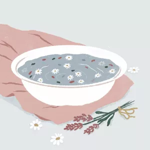 Imagem de capa para o Ebook Banhos Energéticos 