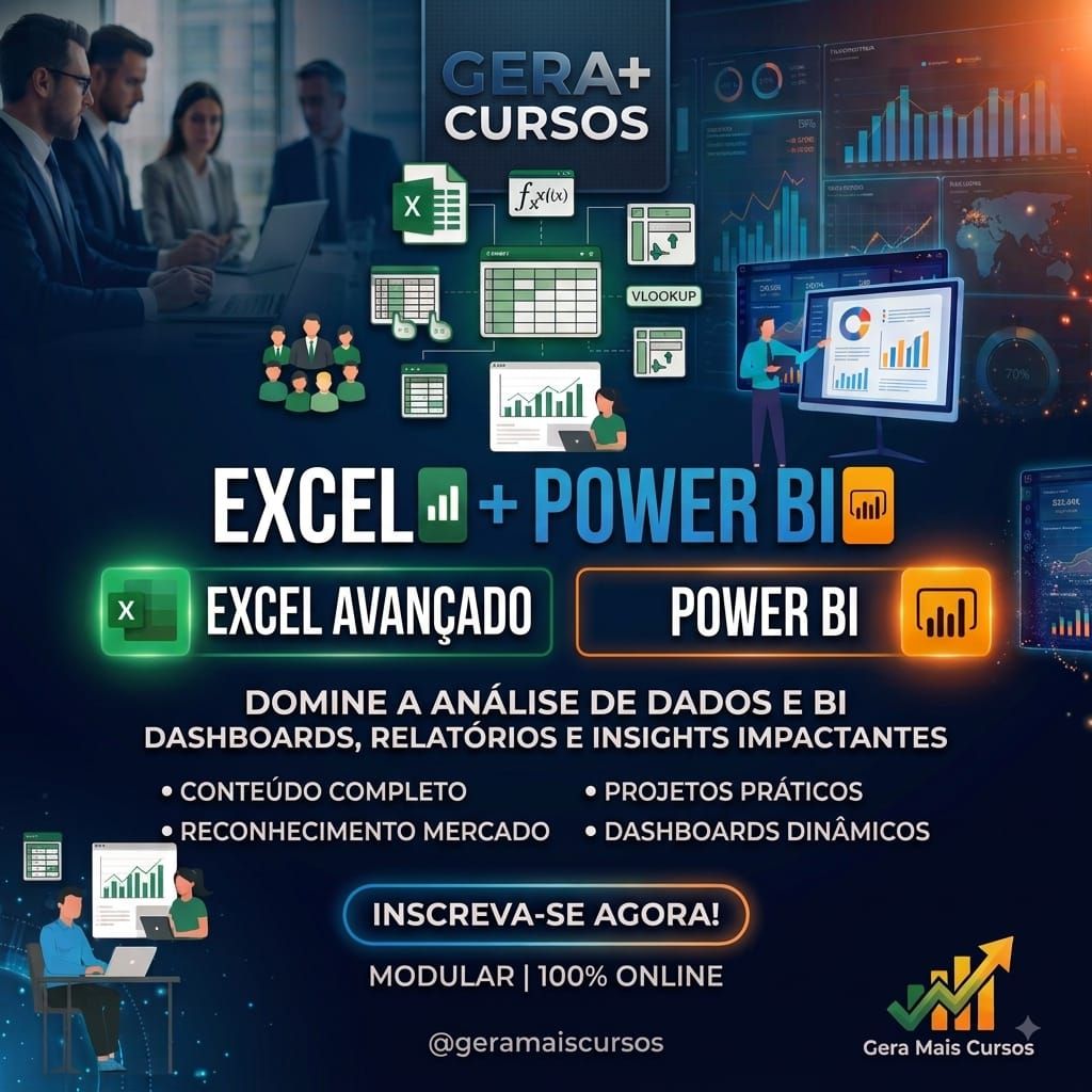 Imagem do curso Capacitação Completa em Excel e Power BI para Decisões Estratégicas