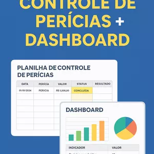 Imagem de capa para o Curso online Planilha para Controle de Pericias e Dashboard