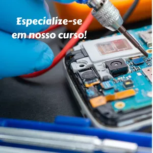 Imagem de capa para o Curso online Curso de Manutenção de Celular Básico ao Avançado