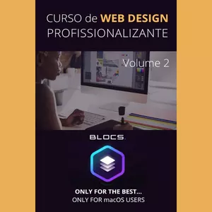 Imagem de capa para o Ebook CURSO PROFISSIONALIZANTE DE WEB DESIGN - VOLUME 02