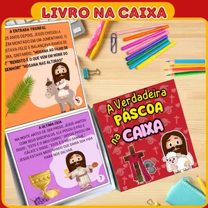 Imagem de capa para o Curso online Livro na Caixa: A Verdadeira Páscoa cristã – Um jeito divertido e inesquecível de ensinar sobre o verdadeiro significado da Páscoa!