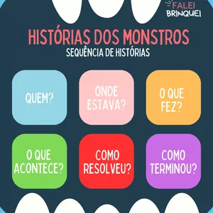 Imagem de capa para o Ebook Histórias dos Monstros – Sequência Divertida