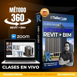 Imagen de portada para Curso online Método 360 REVIT+BIM  