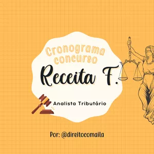 Imagem de capa para o Ebook Cronograma Receita Federal - Analista Tributário