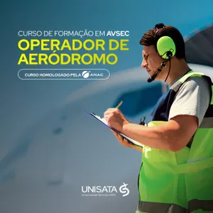 Imagem de capa para o Curso online CURSO FORMAÇÃO EM AVSEC PARA OPERADOR DE AERÓDROMO