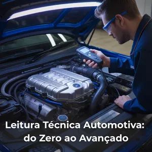 Imagem de capa para o Ebook Leitura Técnica Automotiva: do Zero ao Avançado