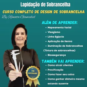 Imagem do curso Lapidação de Sobrancelhas 