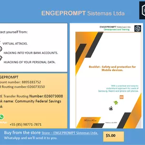 Cover image for Ebook Booklet - Safety and protection for Mobile devices.
