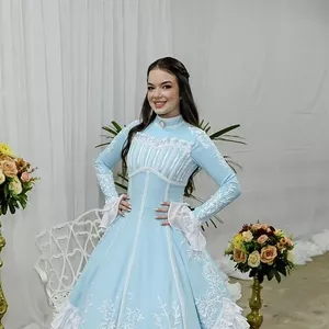 Imagem de capa para o Ebook Molde vestido de prenda gaúcha 