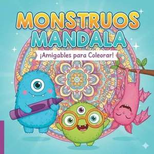 Imagen de portada para Ebook Libro para colorear (mándalas y monstruos )