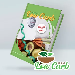 Imagem de capa para o Ebook Programa 30 Dias Low Carb