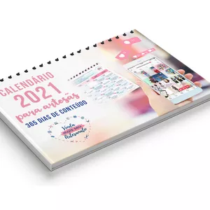 Imagem de capa para o Ebook Calendário de Conteúdos para Artesãs