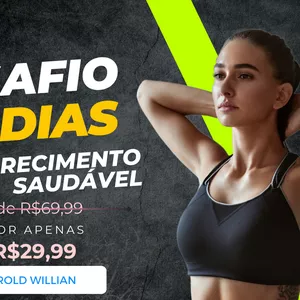 Imagem de capa para o Ebook Desafio 50 Dias: Emagrecimento Saudável