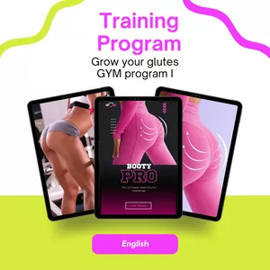 Cover image for Ebook Booty Pro: Grow your glutes, GYM program I