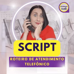 Imagem de capa para o Ebook Script | Roteiro de Atendimento telefônico 