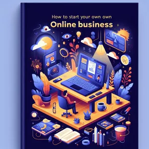 Imagem de capa para o Ebook  Como Iniciar Seu Próprio Negócio Online