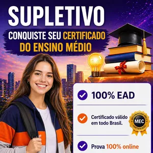Imagem do curso SUPLETIVO DO ENSINO MEDIO EAD