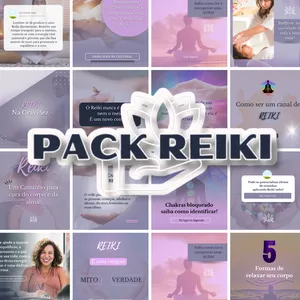Imagem do curso Pack Canva Reiki