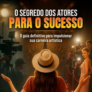 Imagem de capa para o Ebook O SEGREDO DOS ATORES PARA O SUCESSO