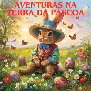 Imagem de capa para o Ebook Aventuras na Terra da Páscoa