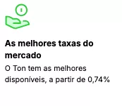 maquininhas ton melhores taxas