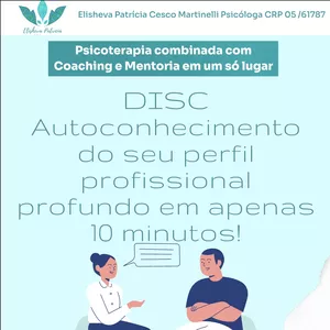 Imagem do curso Relatório de perfil comportamental profissional DISC. 15 páginas sobre você e seus talentos em 10 minutos