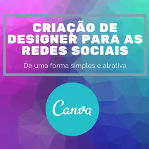 Imagem de capa para o Curso online Criaçao de designer para as Redes Sociais