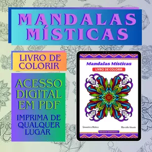 Imagem de Livro de Colorir - Mandalas Místicas criado por Marcelo Renner na hotmart